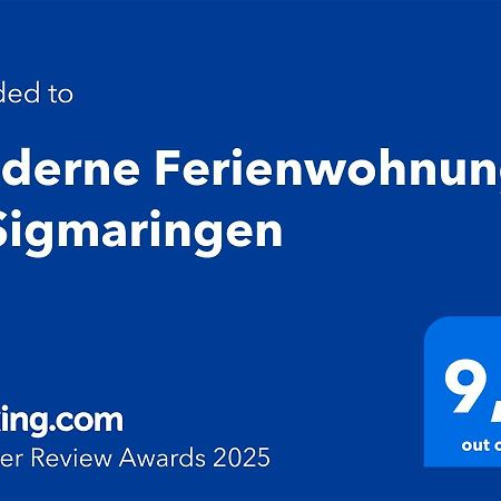 Moderne Ferienwohnung In Sigmaringen Buitenkant foto